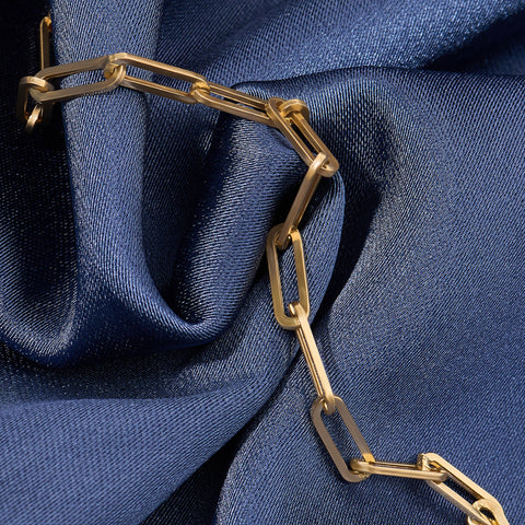 14k Solid Gold Box Chain Bracelet | Unisex Real Gold Layering Jewelry | Stackable Gift for Men & Women | Birthday Gift for Her