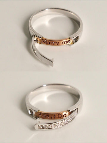 Purely customized couple rings