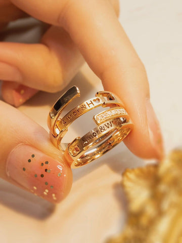 Purely customized couple rings