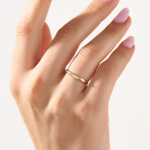14k Solid Gold Diamond Star Pave Band | Minimalist Celestial Wedding Band | Womens Starbust Eternity Comfort Fit Ring