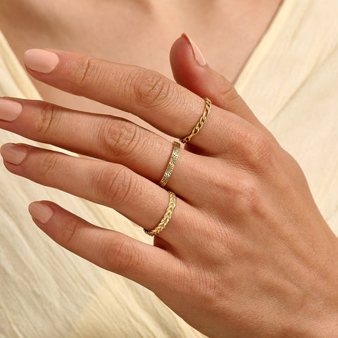 14k Solid Gold Sun Wedding Band | Comfort Fit Celestial Ring | Minimalist Matching Couples Ring for Men & Women