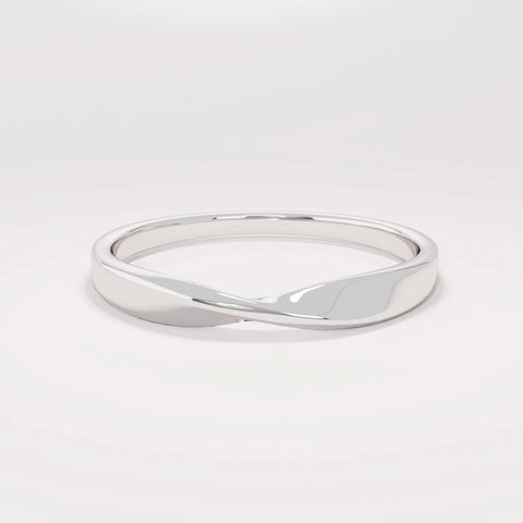 Solid Gold Twisted Wedding Band 14k Real Gold Plain Simple Band Ring for Women Anniversary Band Solid Gold Stackable Ring Comfort Fit Ring